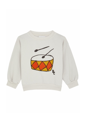 Bobo Choses Kids Mini Musician Printed Cotton Sweatshirt (4-8 Years) - Beige - 8-9Y (8 Years)