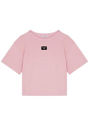 Dolce & Gabbana Kids Logo Cotton T-shirt (8-13 Years) - Pink - 12YR (12 Years)