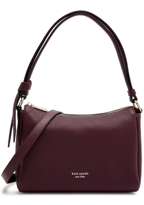 Kate Spade New York Knott Medium Leather Shoulder bag - Dark Purple
