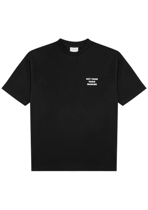 DRÔLE DE Monsieur Nfpm Printed Cotton T-shirt - Black