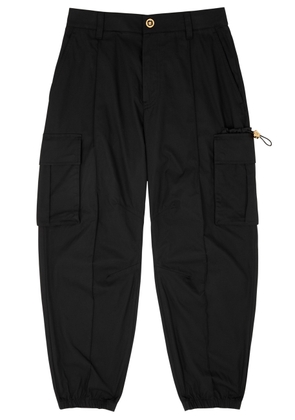 Versace Cotton-poplin Cargo Trousers - Black - 46 (IT46 / S)