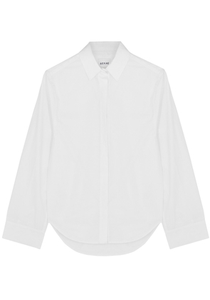 Aexae Cotton-poplin Shirt - White - S (UK 8-10 / S)