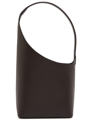 Aesther Ekme Demi Lune Small Leather Tote - Chocolate