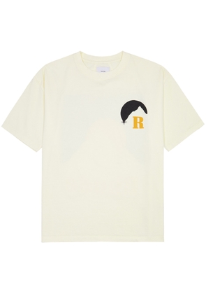 Rhude Moonlight Logo Cotton T-shirt - White