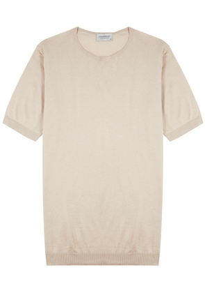 John Smedley Belden Cotton T-shirt - Beige