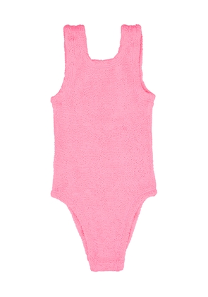 Hunza G Kids Classic Seersucker Swimsuit (2-6 Years) - Pink - One Size