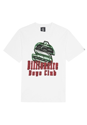 Billionaire Boys Club Dollar Sign Printed Cotton T-shirt - White