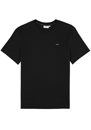 Calvin Klein Logo Cotton T-shirt - Black