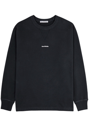 Acne Studios Logo-print Cotton Sweatshirt - Black - M