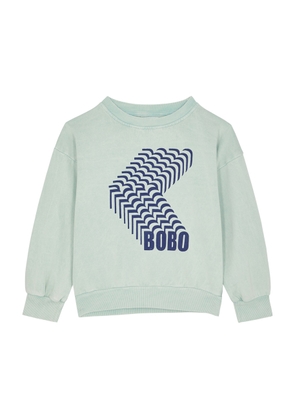 Bobo Choses Kids Printed Cotton Sweatshirt (2-10 Years) - Blue Light - 6-7Y (6 Years)