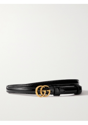 Gucci - Patent-leather Belt - Black - 70,75,80,85,90,95,100