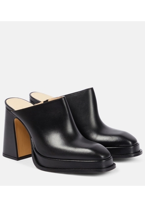 Souliers Martinez Barcelo leather mules