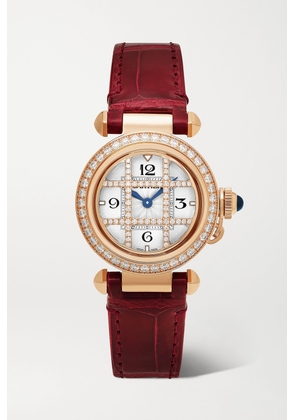 Cartier - Pasha De Cartier Quartz 30mm 18-karat Rose Gold And Diamond Watch - One size