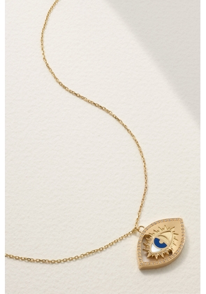 L’Atelier Nawbar - Eye On Biladi 18-karat Gold, Lapis Lazuli And Diamond Necklace - One size