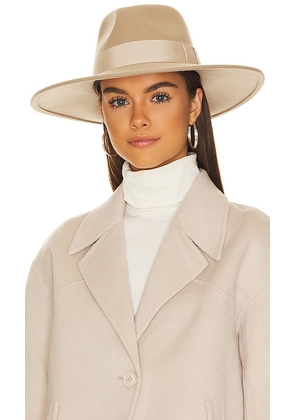 Brixton Joanna Felt Hat in Cream. Size XS.