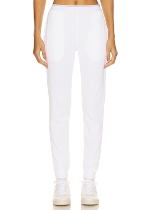 Alexander Wang Waffle Jogger Pant in White. Size M, S, XL.