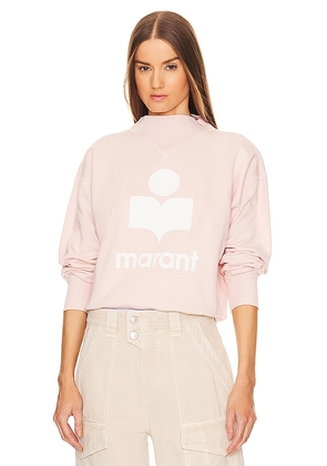 Isabel Marant Etoile Moby Sweatshirt in Rose. Size 36/4, 38/6, 40/8, 42/10, 44/12.