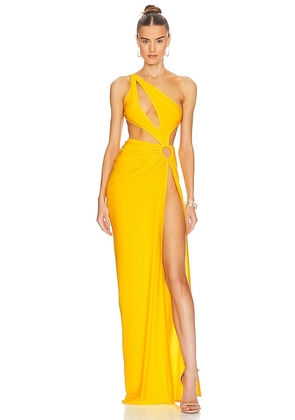 J.Angelique Andrina Dress in Yellow. Size XL.