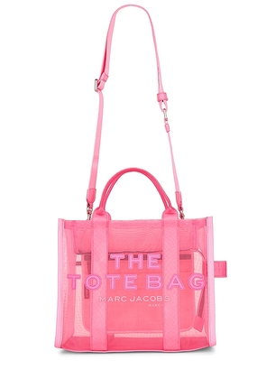 Marc Jacobs The Mesh Medium Tote Bag in Pink.