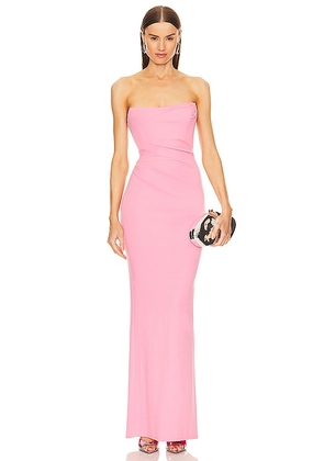 Michael Costello x REVOLVE Briggs Gown in Pink. Size XL.