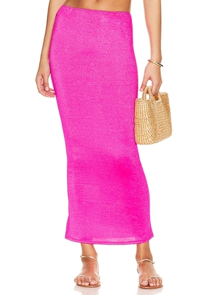 VDM Mimi Maxi Skirt in Pink. Size L, XL/1X, XS.
