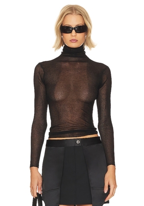 SER.O.YA Piper Sweater in Black. Size M, S.