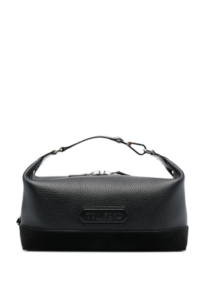 TOM FORD pebble-leather toiletry bag - Black