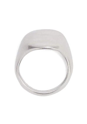 Jil Sander polished silver ring