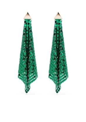 Rabanne Flow Pixel earrings - Green