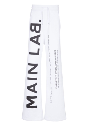 Balmain Main Lab track trousers - White