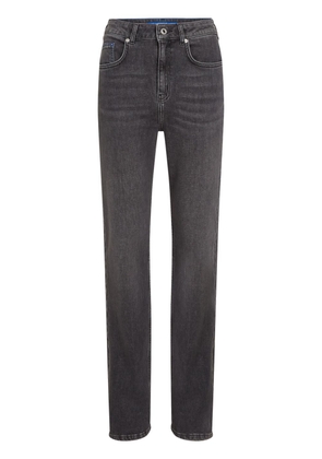 Karl Lagerfeld Jeans high-rise straight-leg jeans - Grey