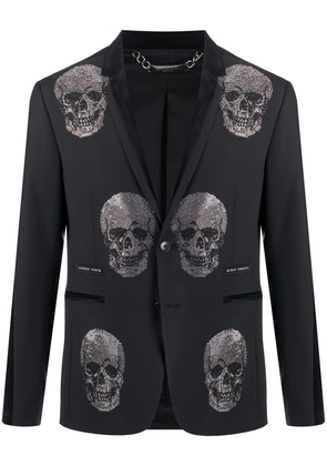 Philipp Plein embellished Skull blazer - Black
