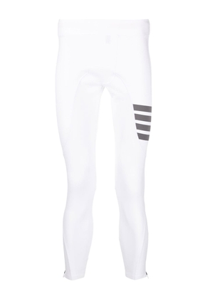 Thom Browne 4-Bar compression leggings - White