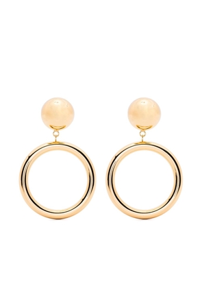 Moschino hoop-design earrings - Gold