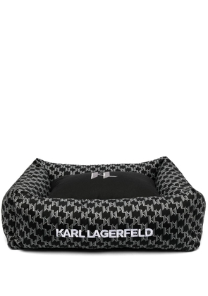 Karl Lagerfeld K/Pet monogram-print dog bed - Black