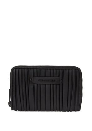 Karl Lagerfeld medium K/Kushion zip-around wallet - Black