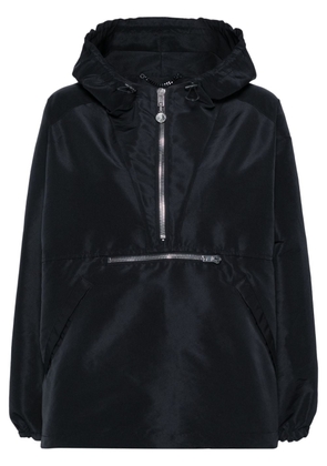 Moschino patch-detail hooded jacket - Black