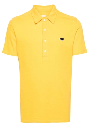 FURSAC logo-patch piqué polo shirt - Yellow