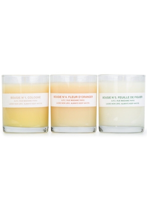 A.P.C. scented candle set - Neutrals