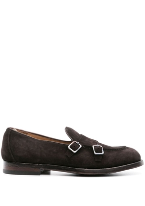 Officine Creative Ivy suede monk shoes - Brown