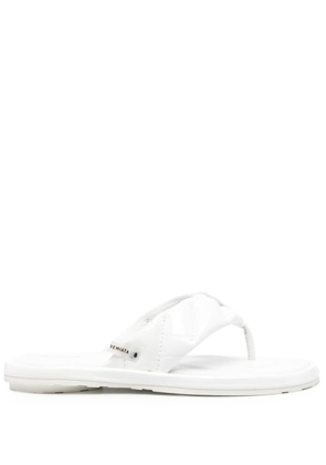 Premiata high-shine-detailing sandals - White