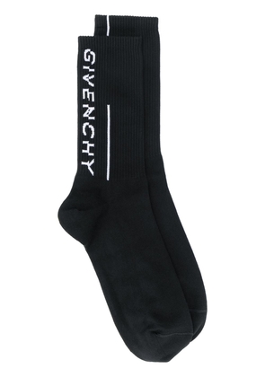 Givenchy intarsia-logo ankle socks - Black