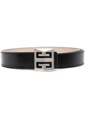 Givenchy logo-plaque reversible belt - Black