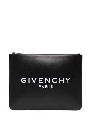 Givenchy logo-printed clutch - Black