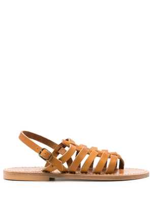 K. Jacques Homere caged leather sandals - Neutrals