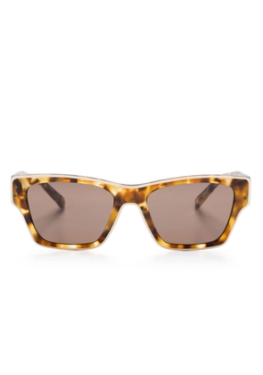 Tory Burch rectangle-frame sunglasses - Brown