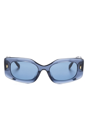 Tory Burch Miller rectangle-frame sunglasses - Blue