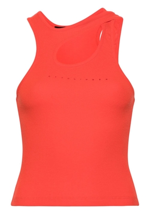 Ottolinger cut-out detailed ribbed tank top - Red