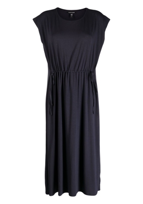 Eileen Fisher tied-waist midi T-shirt dress - Blue