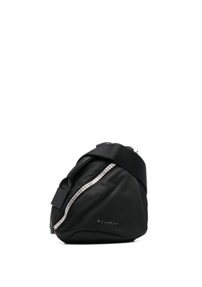 Givenchy small G-Zip Triangle bag - Black
